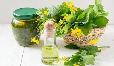 Folk remedies for papillary